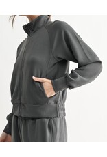 mono b Luxe Sand Wash Rib Zip