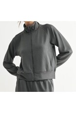 mono b Luxe Sand Wash Rib Zip