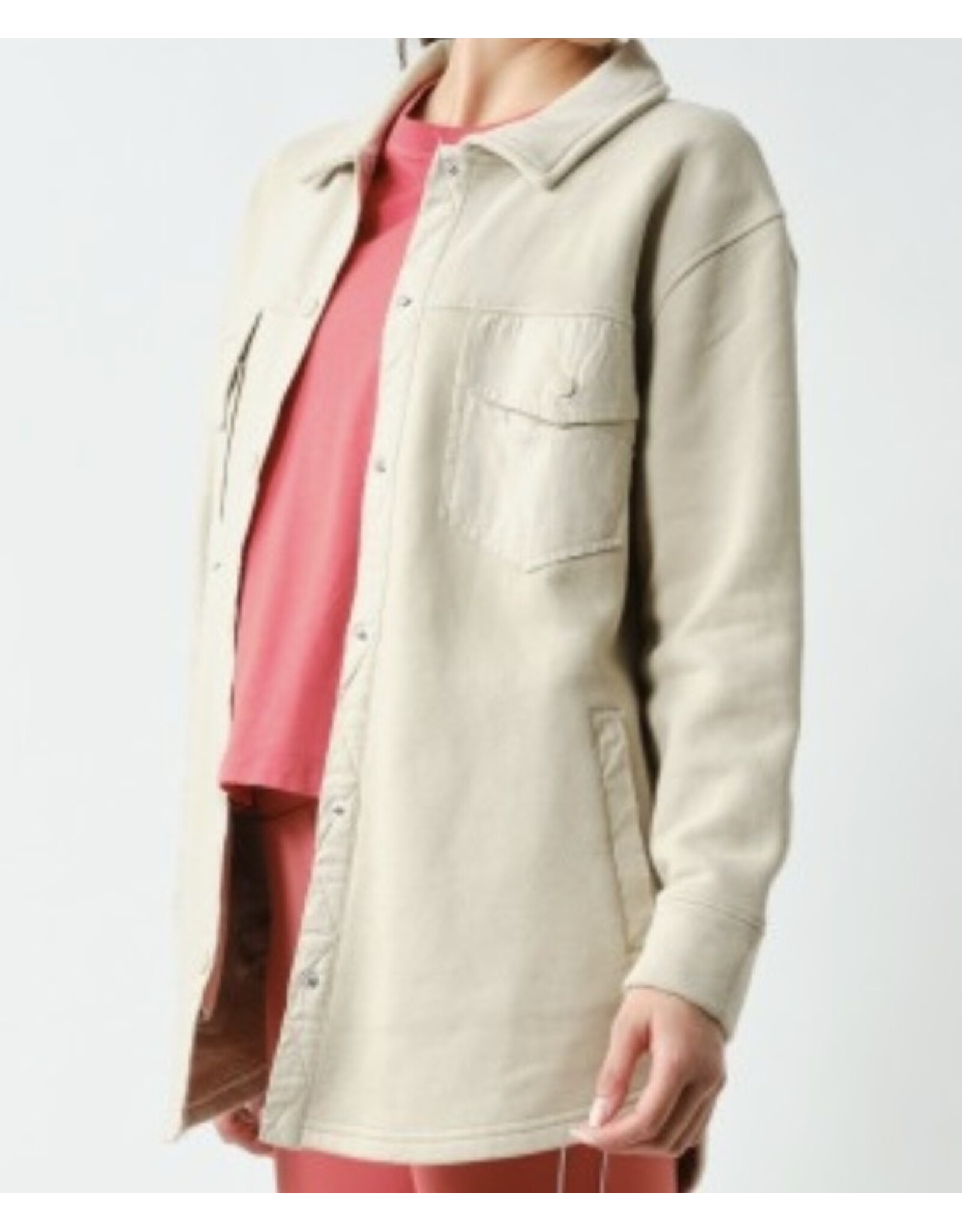 mono b Malibu Evergreen Shacket