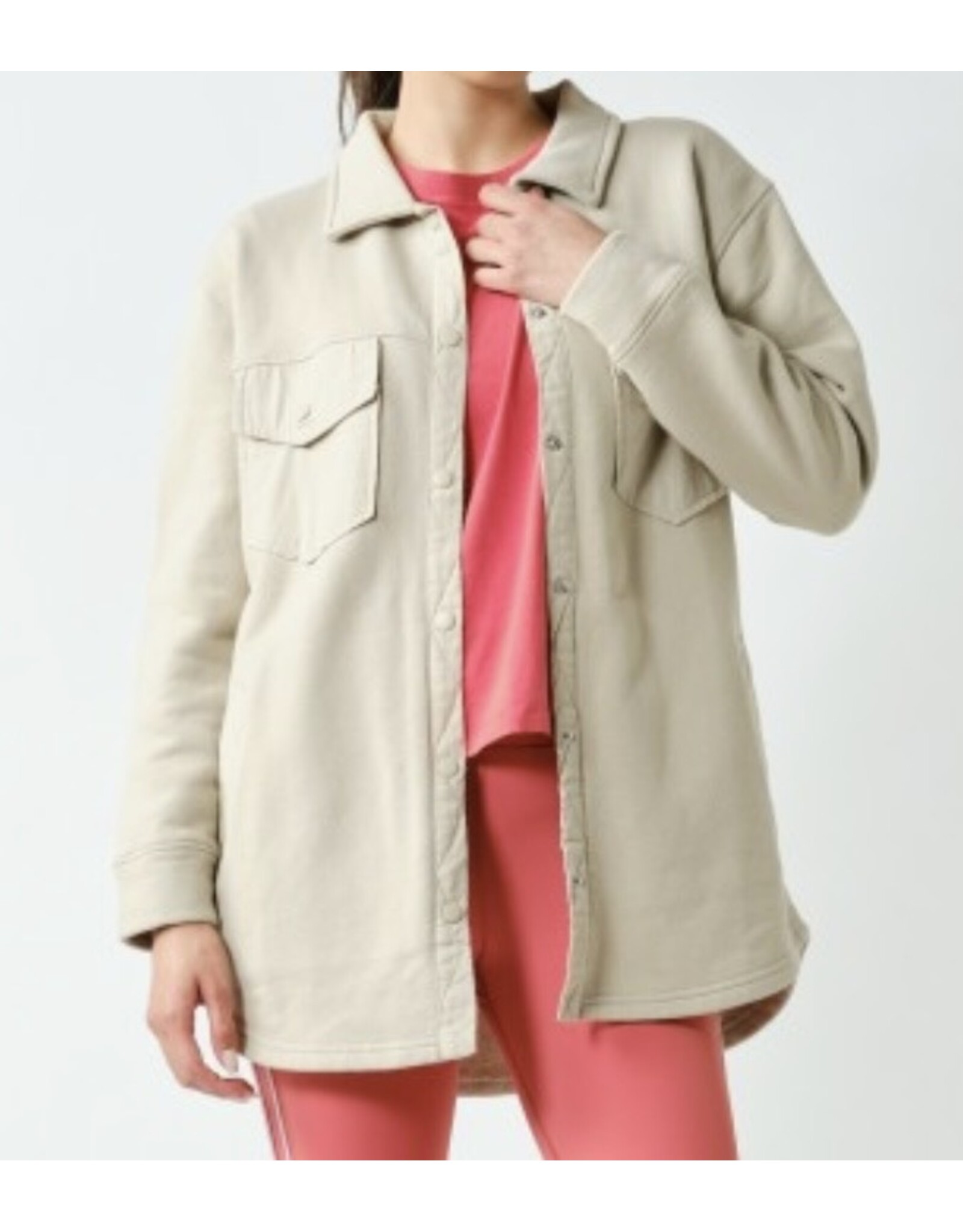 mono b Malibu Evergreen Shacket