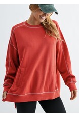 mono b Stitchline Boxy Sweatshirt