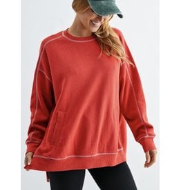 mono b Stitchline Boxy Sweatshirt