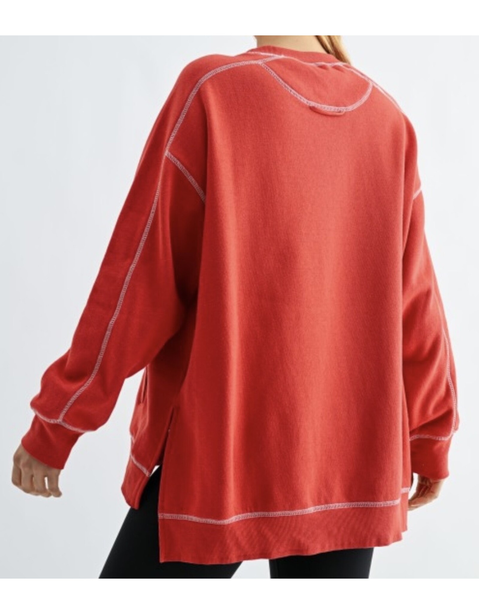 mono b Stitchline Boxy Sweatshirt