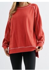 mono b Stitchline Boxy Sweatshirt