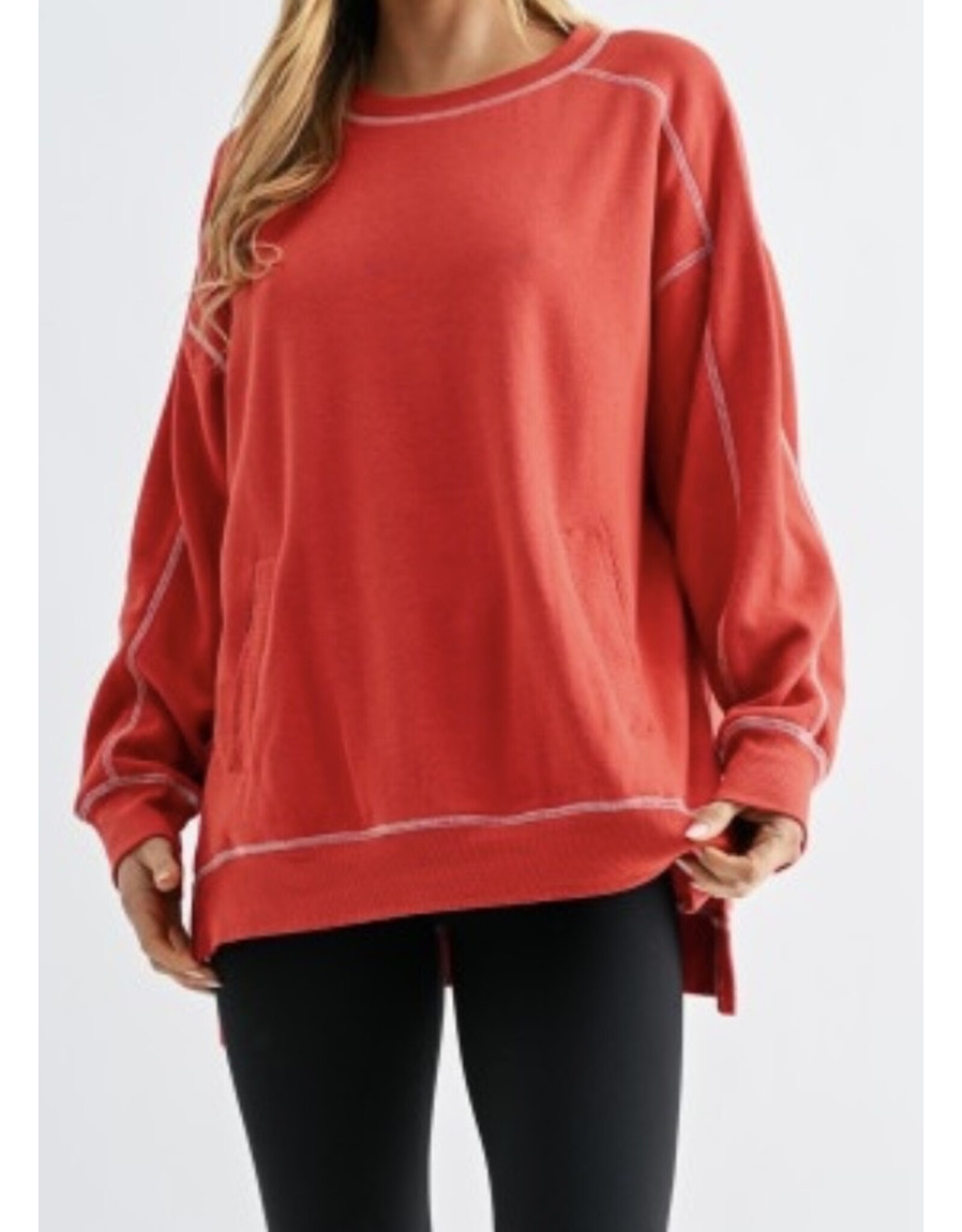 mono b Stitchline Boxy Sweatshirt