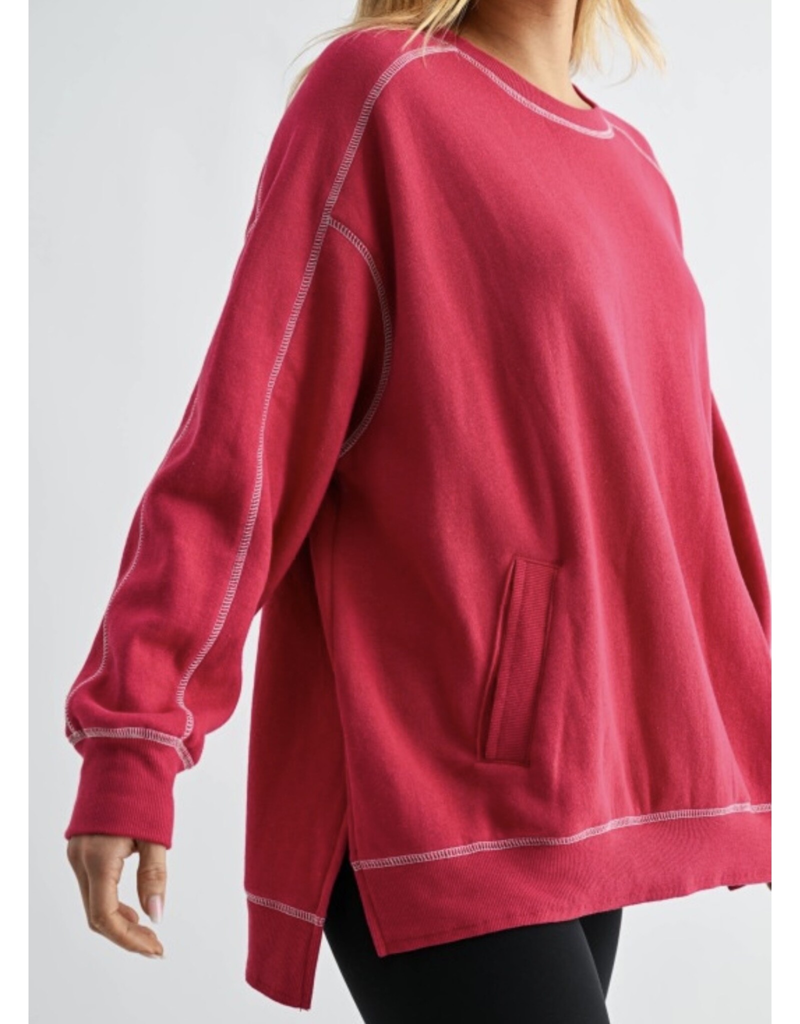mono b Stitchline Boxy Sweatshirt