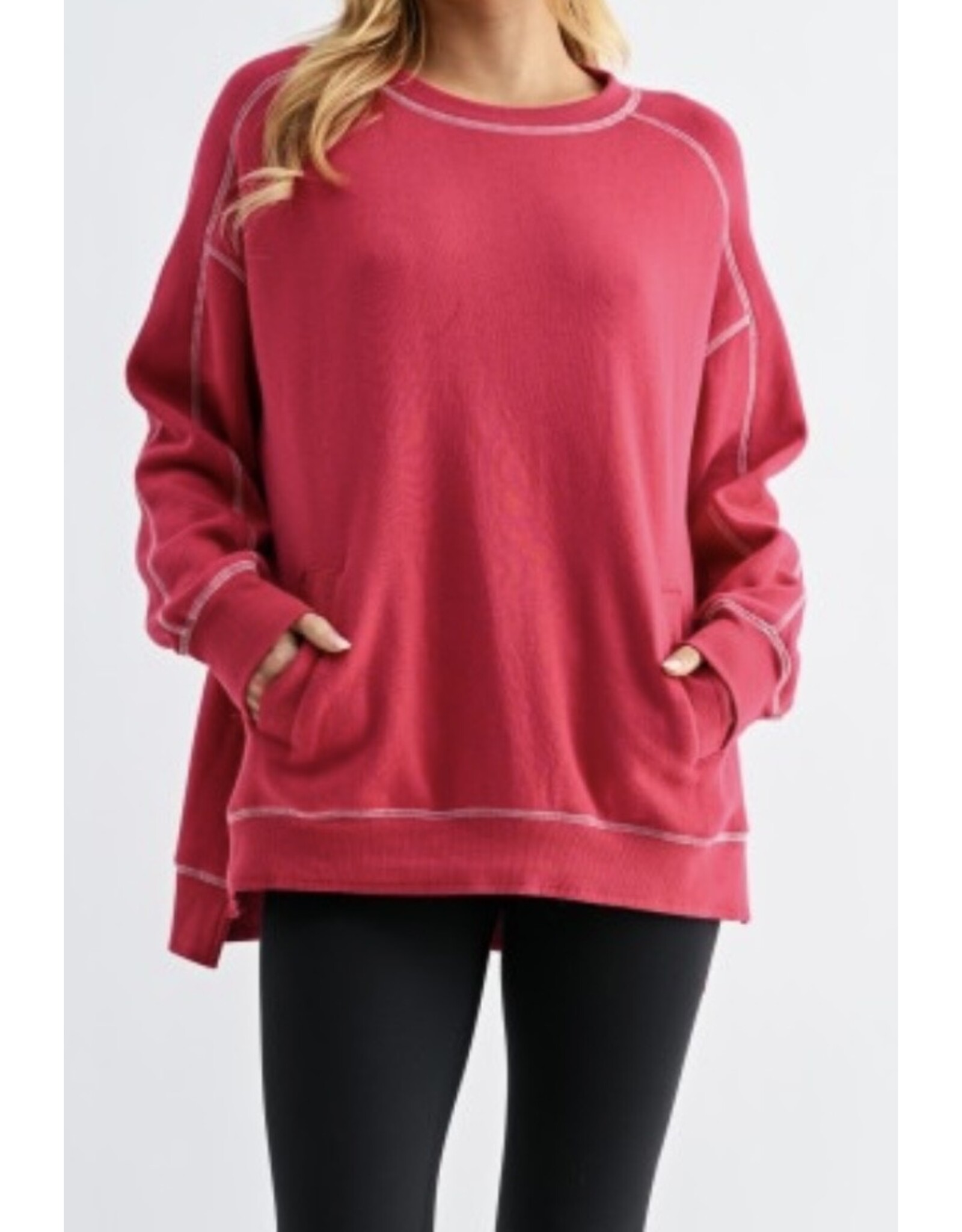 mono b Stitchline Boxy Sweatshirt