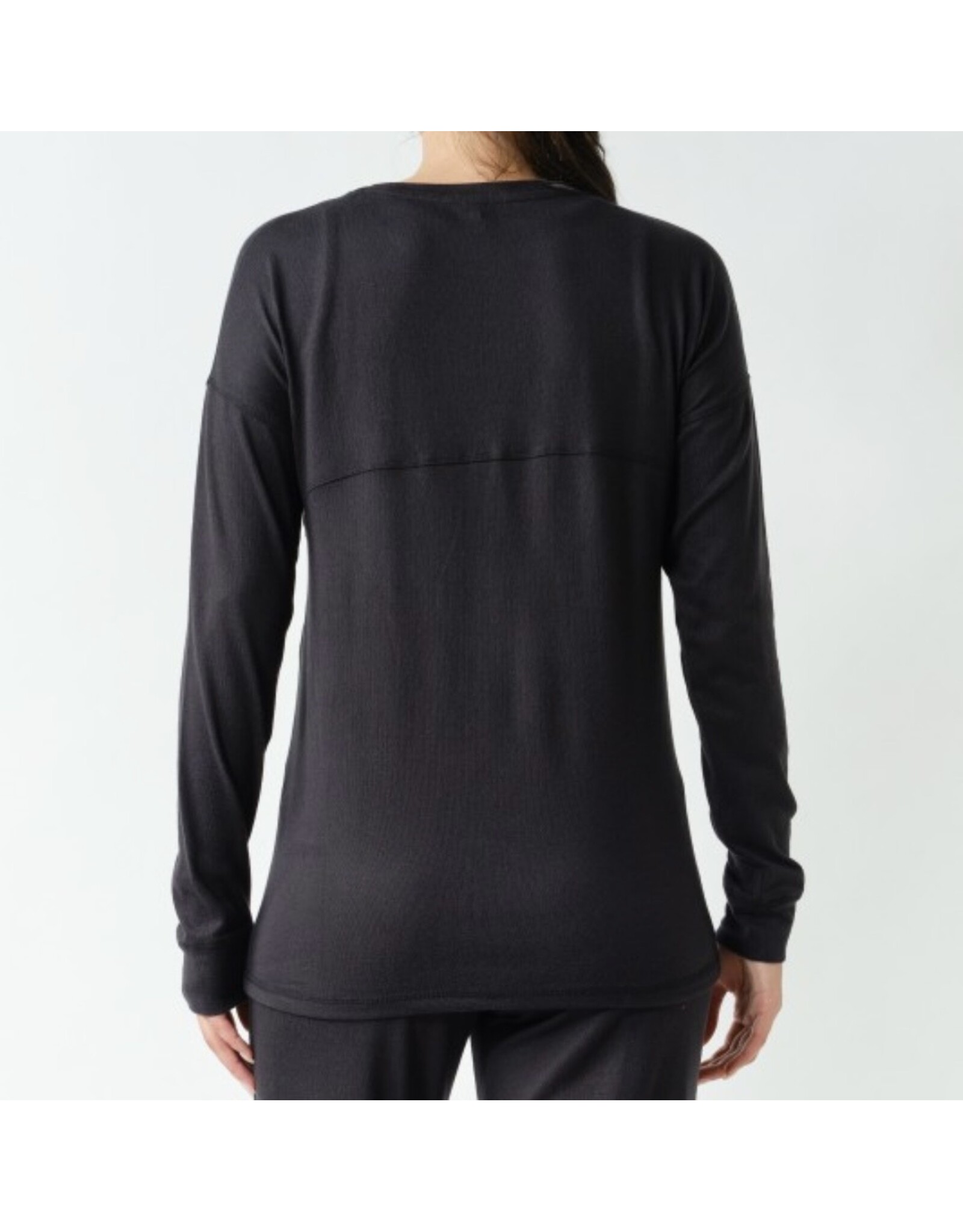 mono b Brushed hacci crew long sleeve
