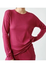 mono b Brushed hacci crew long sleeve