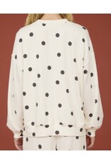 Blu pepper Polka Dot (Ivory/Bk)