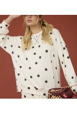 Blu pepper Polka Dot (Ivory/Bk)