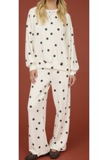 Blu pepper Polka Dot (Ivory/Bk)