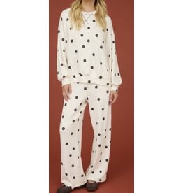 Blu pepper Polka Dot (Ivory/Bk)