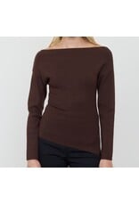 Blu pepper Boat Neck Dolman Knit Sweater