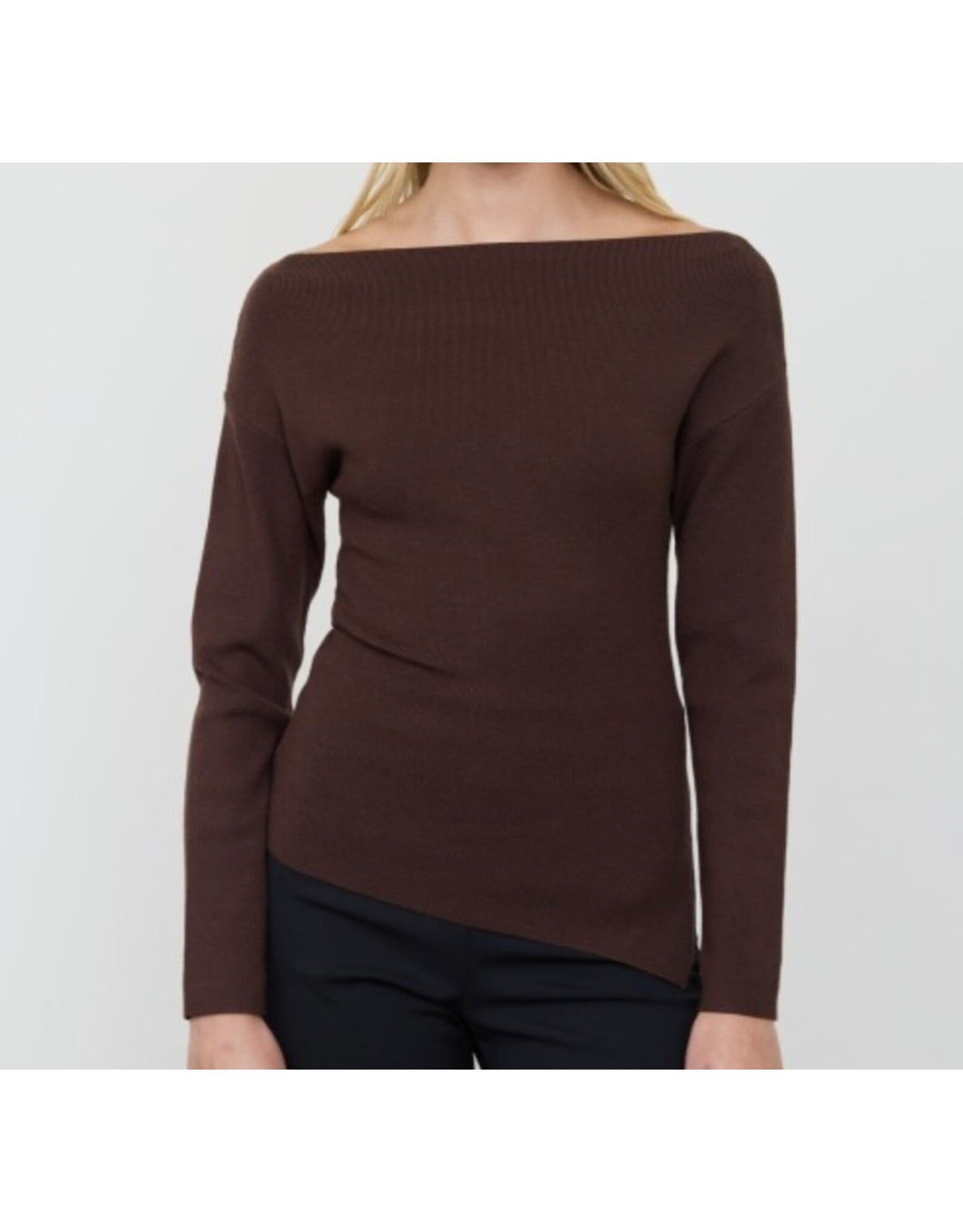 Blu pepper Boat Neck Dolman Knit Sweater