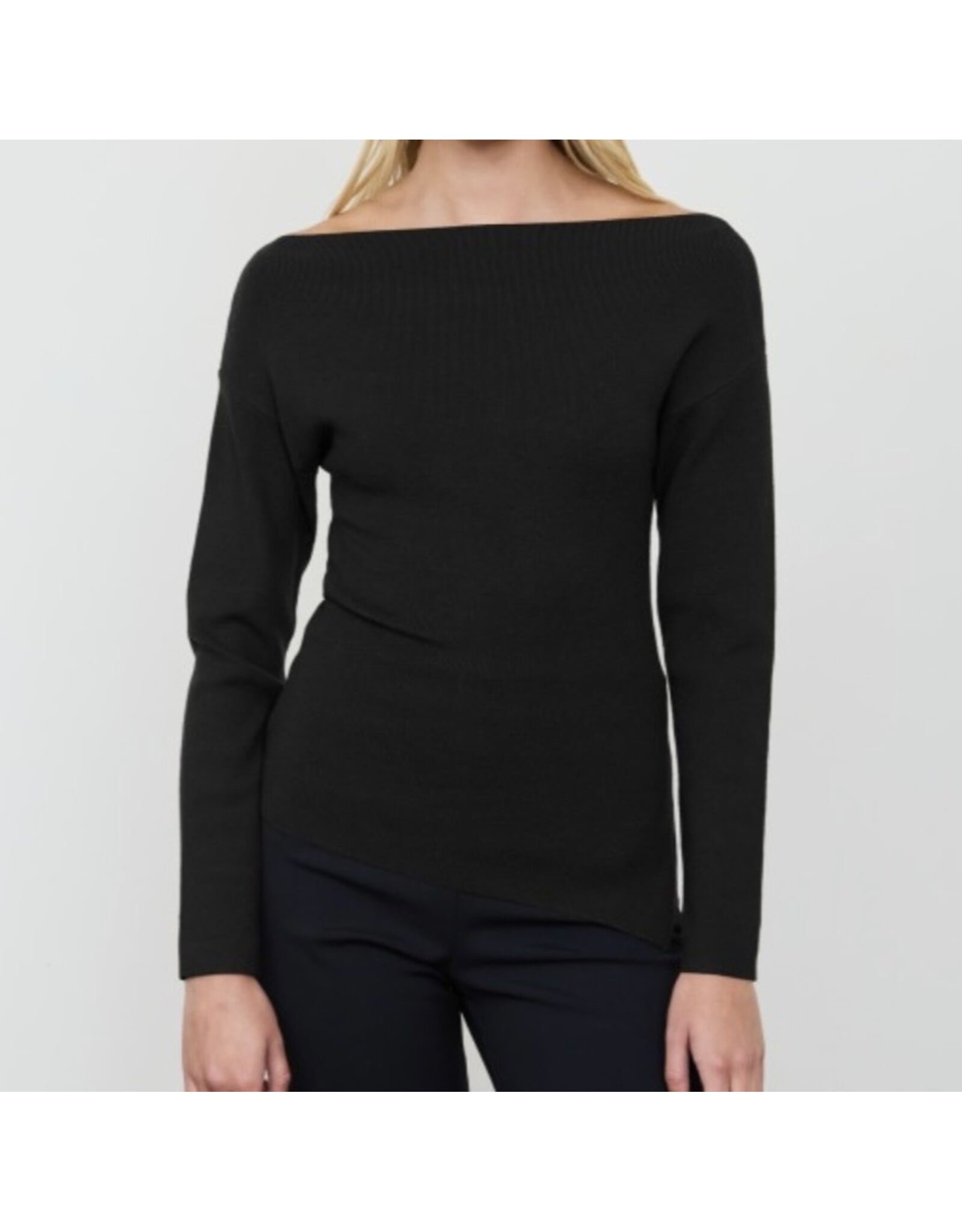 Blu pepper Boat Neck Dolman Knit Sweater