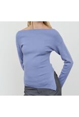 Blu pepper Boat Neck Dolman Knit Sweater