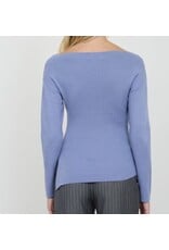 Blu pepper Boat Neck Dolman Knit Sweater