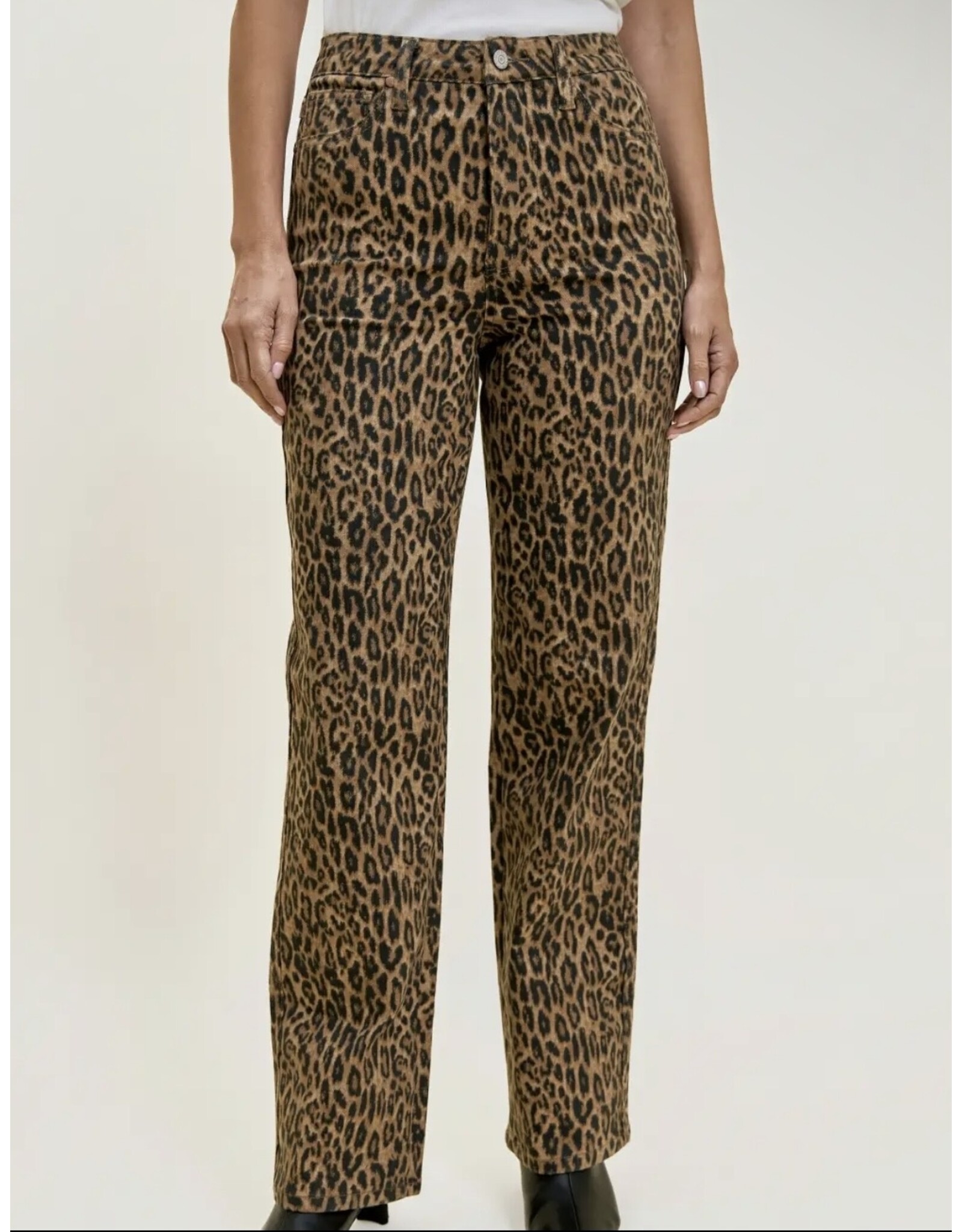 Judy Blue JB HW TC Leopard Classic Straight