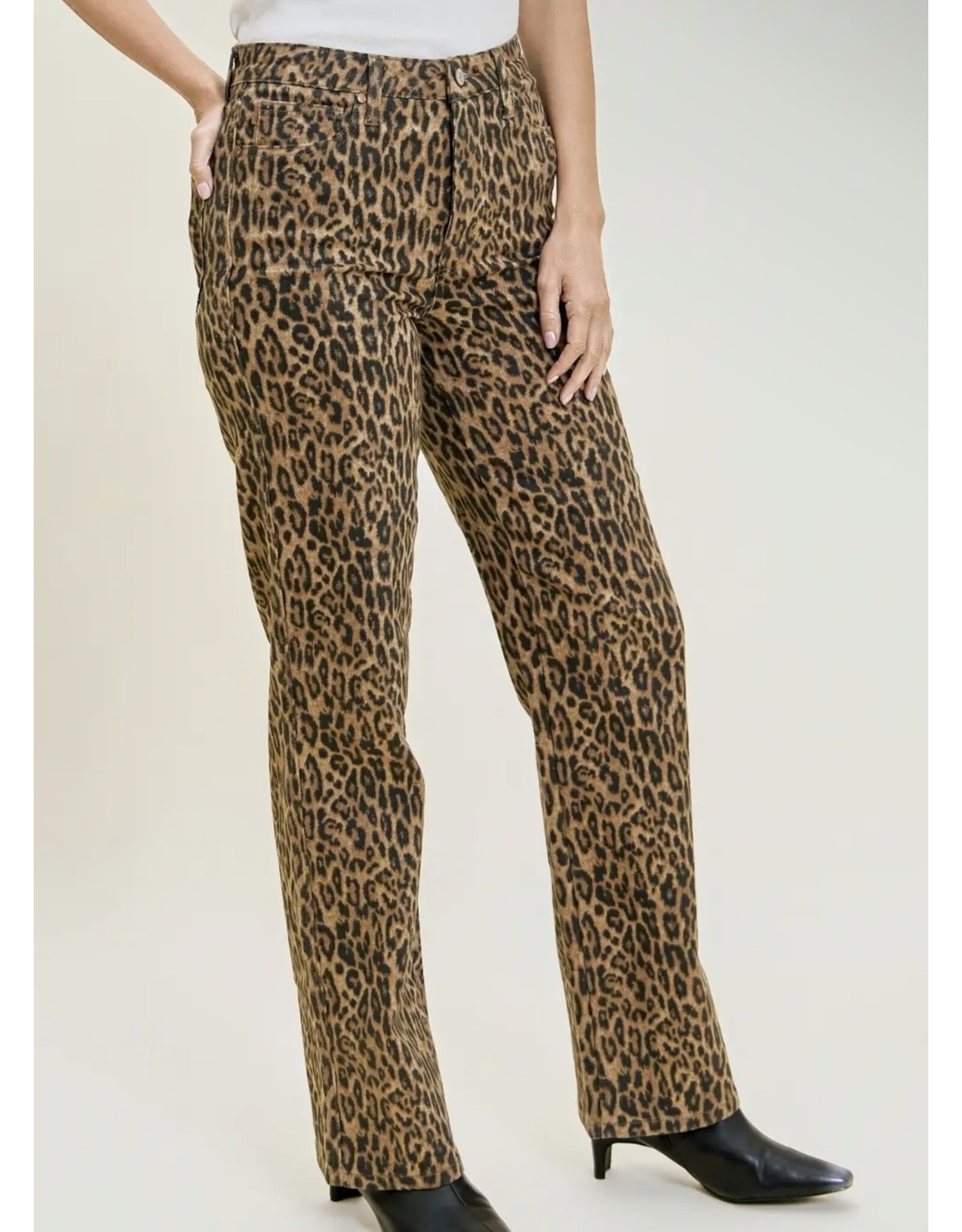 Judy Blue JB HW TC Leopard Classic Straight