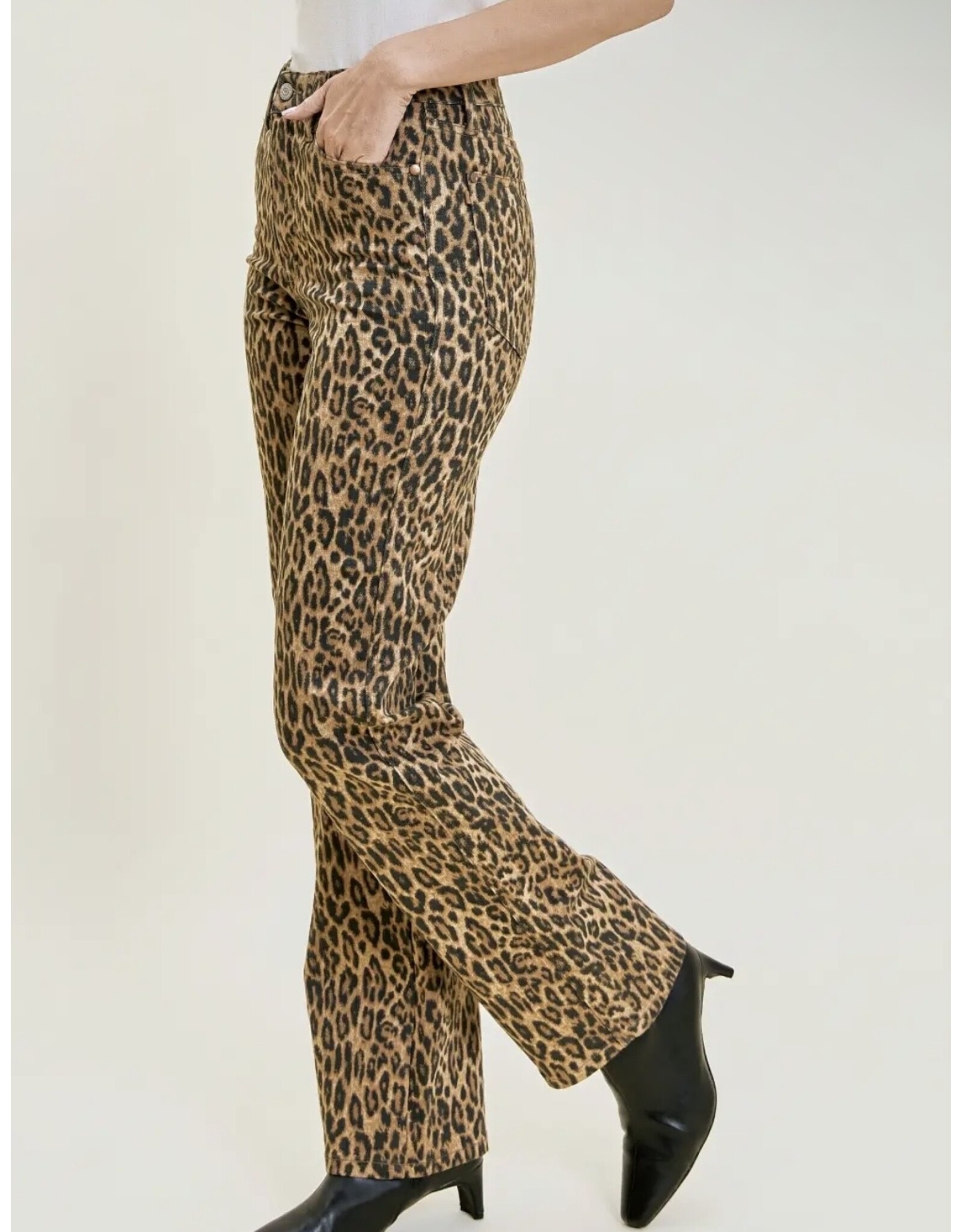 Judy Blue JB HW TC Leopard Classic Straight