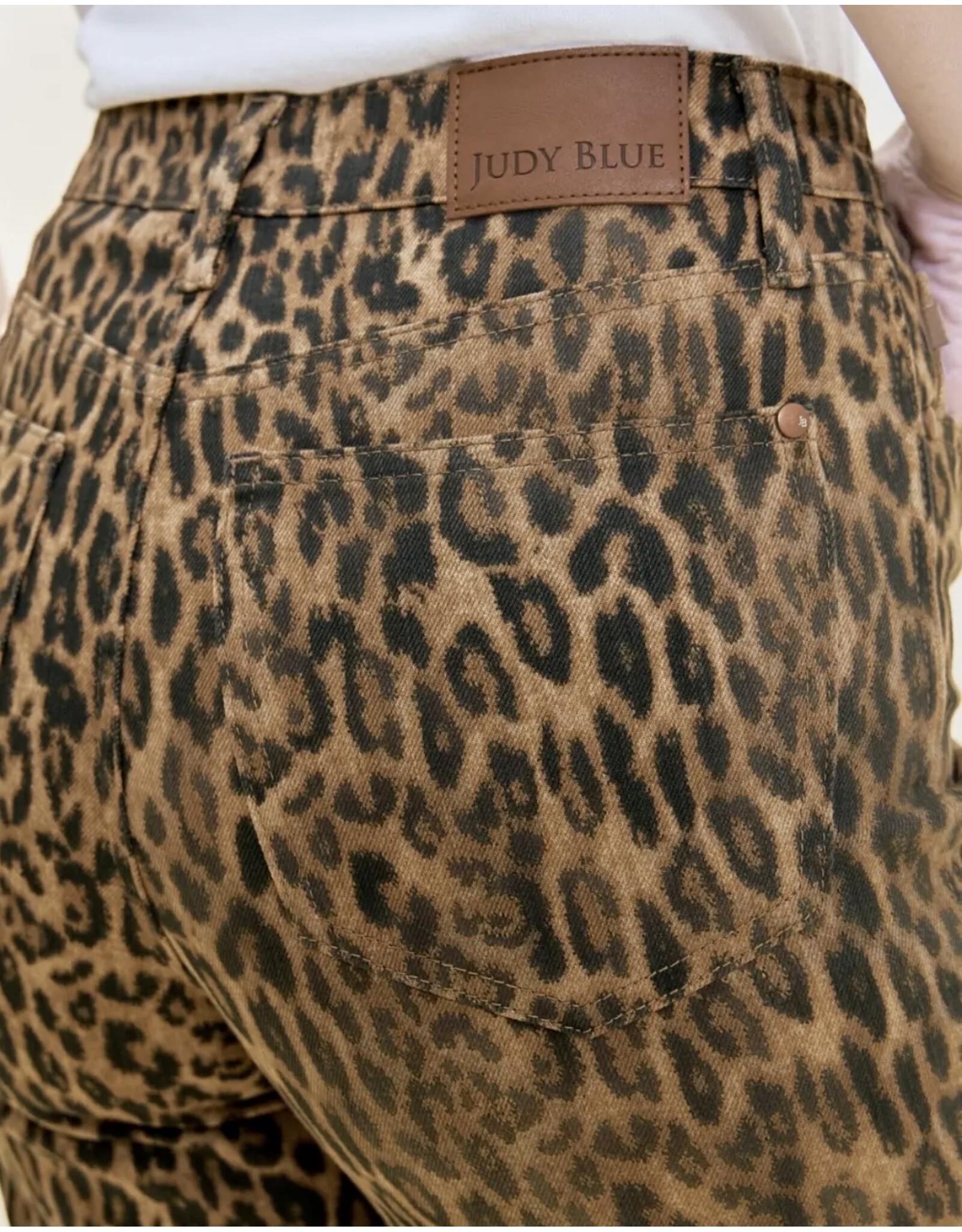 Judy Blue JB HW TC Leopard Classic Straight