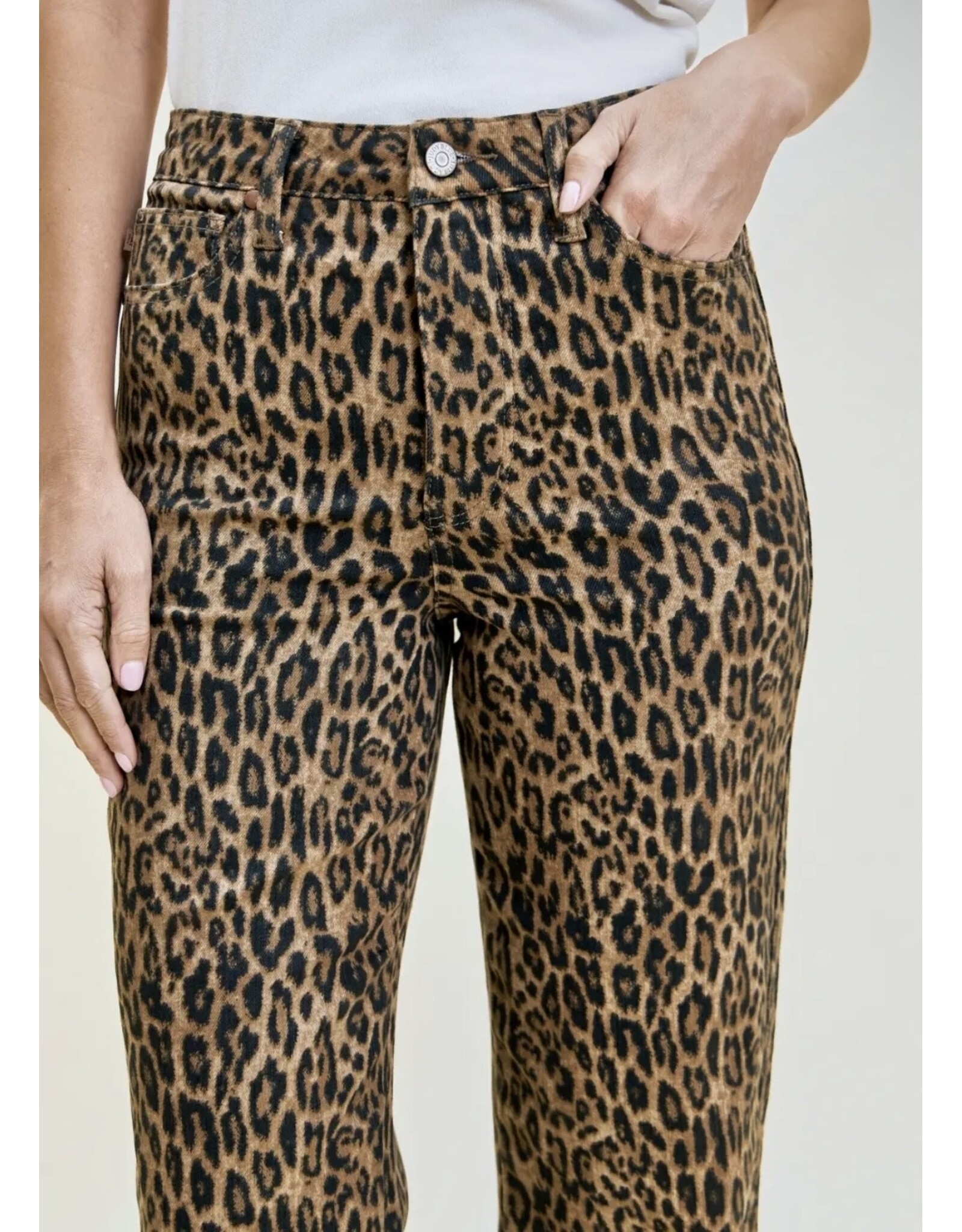 Judy Blue JB HW TC Leopard Classic Straight