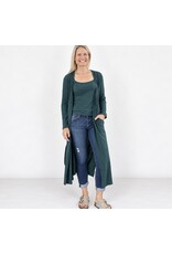Hunter Green slub duster w/ tank set