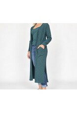 Hunter Green slub duster w/ tank set