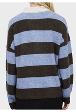 Blu pepper Polo heathered stripe sweater