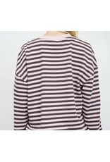 Blu pepper Dusty Pink Stripe Sweatshirt