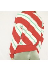 Miss sparkling Fuzzy Candy Cane Sweater *promo*