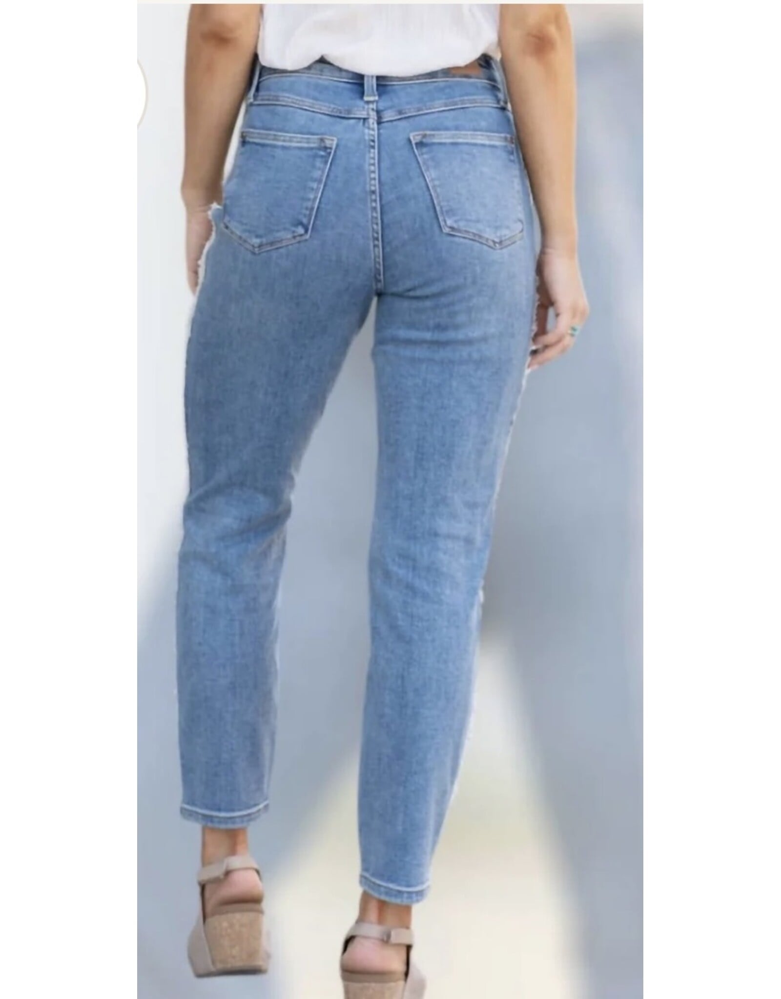 Judy Blue JB HW Slim w/ fray side detail