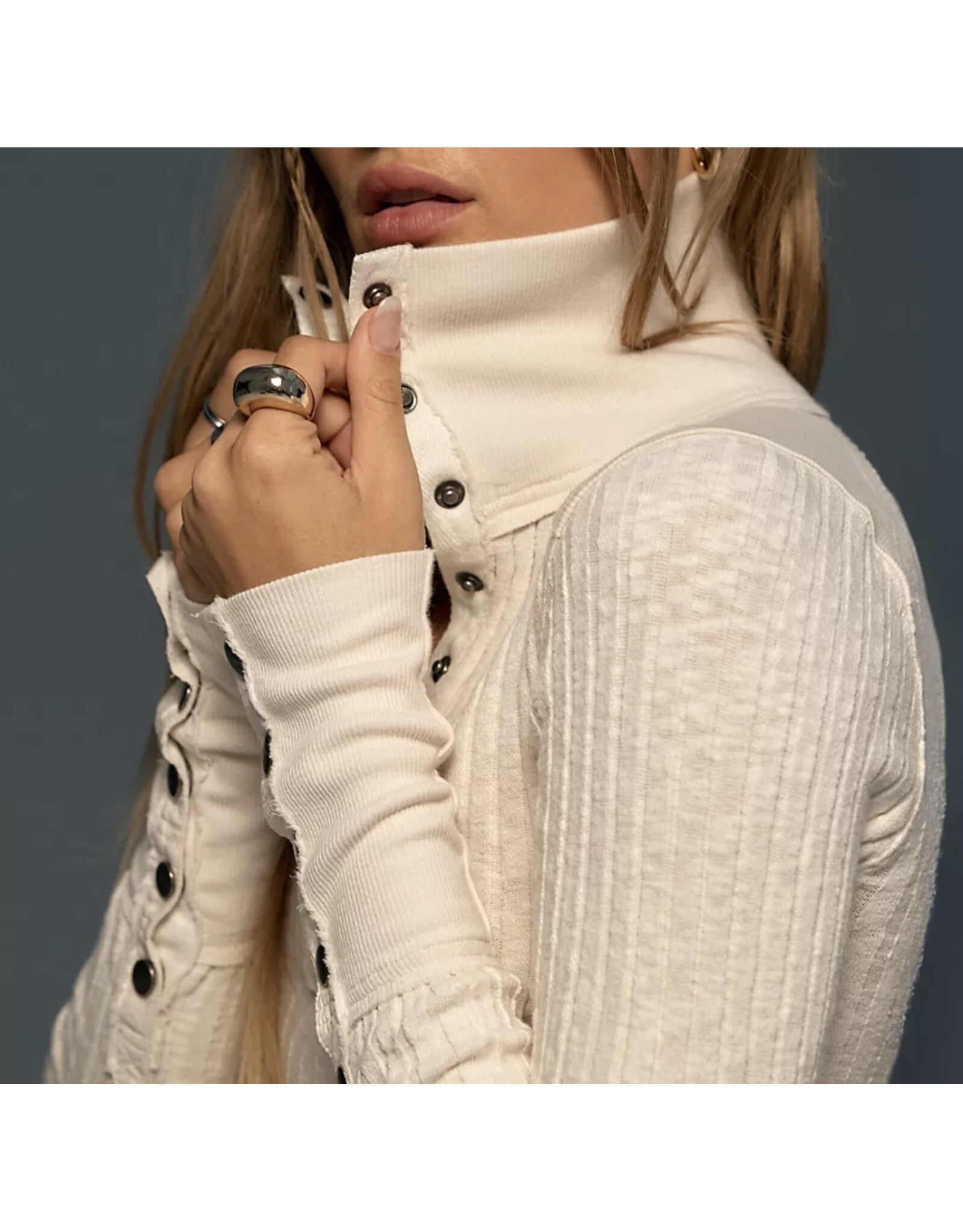 free people We The Free Surplus Cuff Top