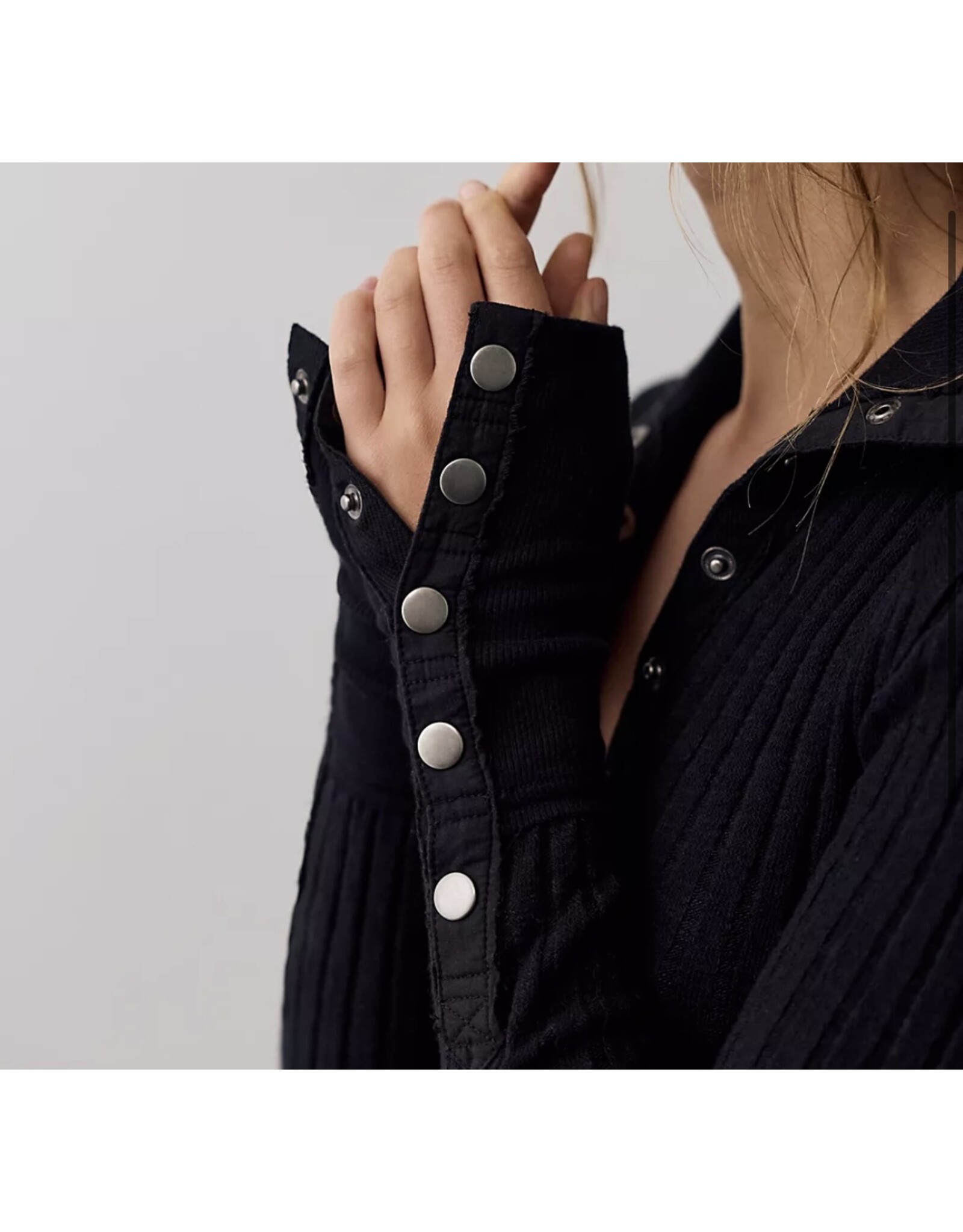 free people We The Free Surplus Cuff Top