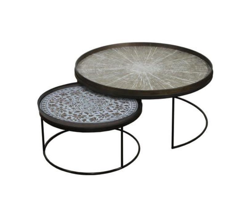 Interchangeable Tray Table Set Sanctuary Home And Gift Interchangeable Tray Table Set