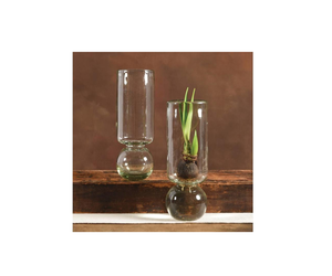 Recycled Glass Tall Bulb Vase Homart Recycled Glass Tall Bulb Vase Homart
