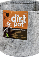 Hydrofarm Dirt Pot 3 Gallon NO handle Gray