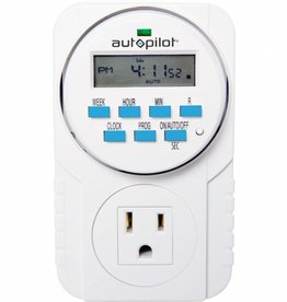 Autopilot 7-Day Grounded Digital Programmable Timer