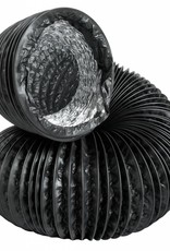 CAP 6"x25' Black Lightproof Ducting w/Clamps