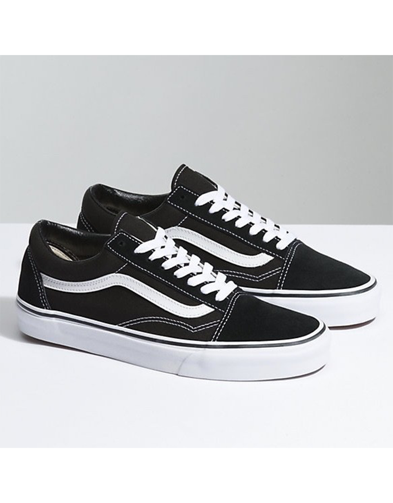 vans old skool monochrome black