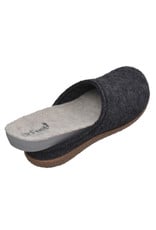 black slip on slippers womens