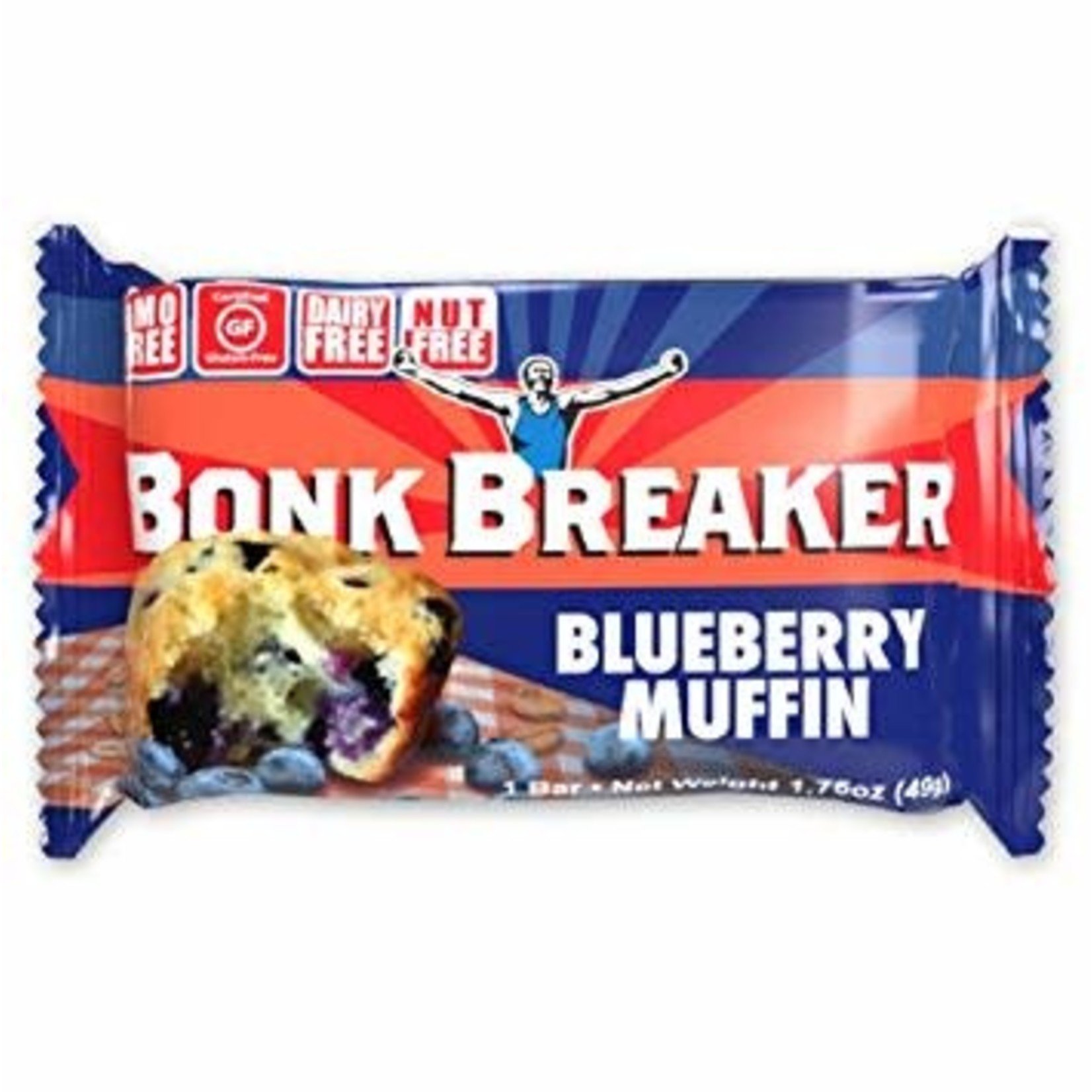 BONK BREAKERS ENERGY BAR BLUEBERRY OAT single