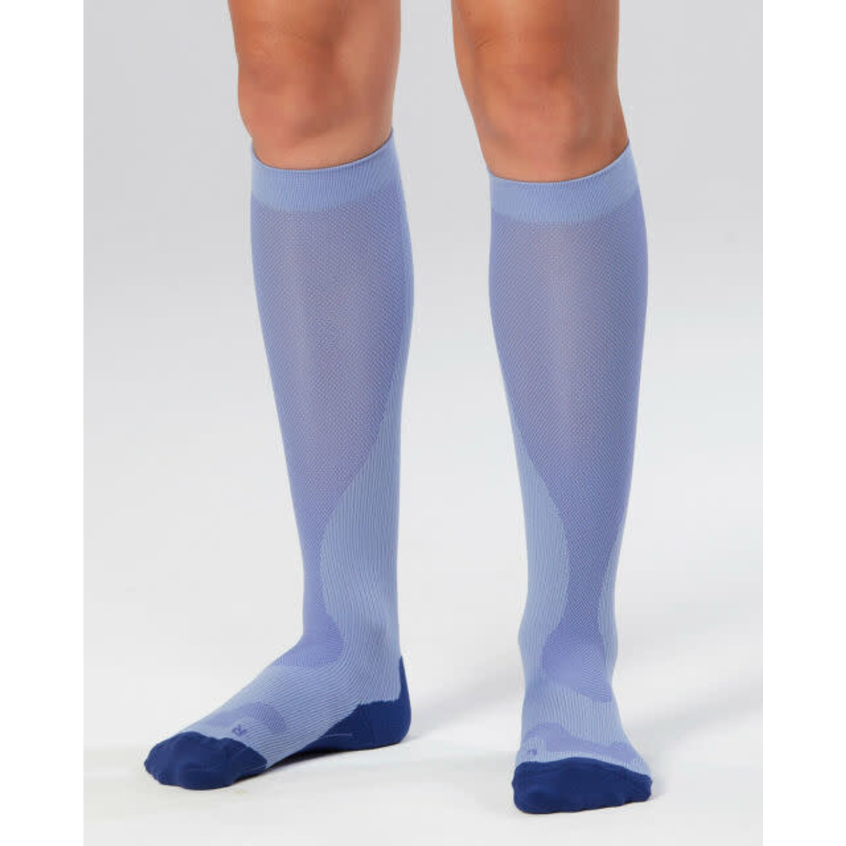 2XU Compression Performance Run Sock Lavender/Velvet Purple Women's L