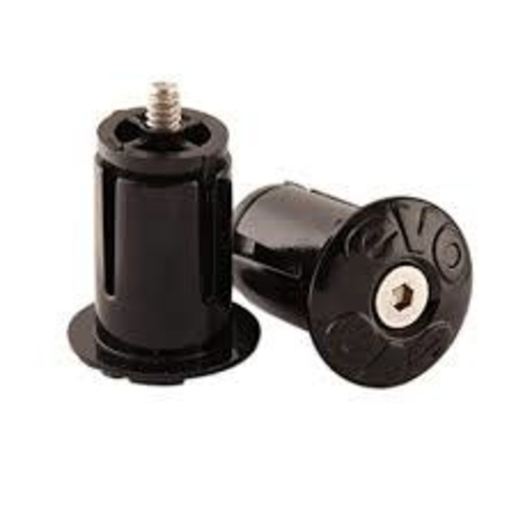 EVO, Handlebar tape end plugs, Pair, Black