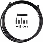 Jagwire, Mountain Pro, Complete derailleur cable & housing kit, SRAM/Shimano, 4.5mm, Black carbon (braided)