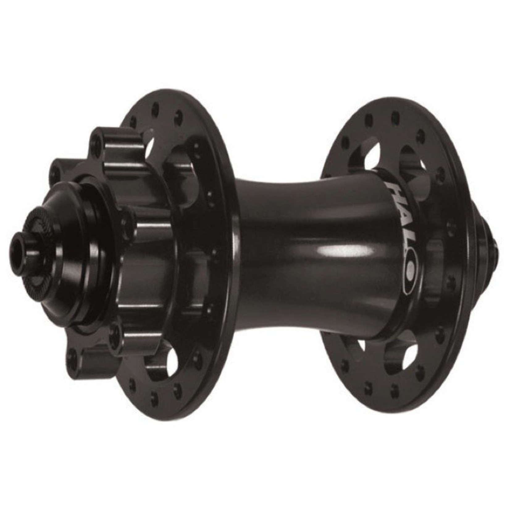 Halo, Spin Doctor 6D, Rear hub, 32H, 135x10mm QR (w/12x142mm TA adapters), Shimano 8/9/10/11sp, Black