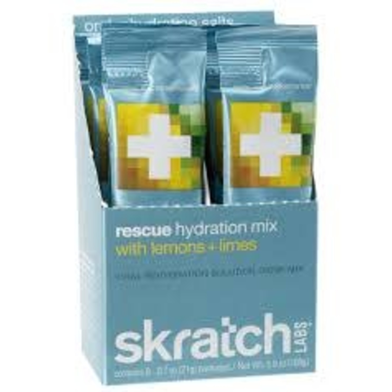 Skratch Labs Rescue Hydration Mix, 8 Pack Singles, Lemons + Limes