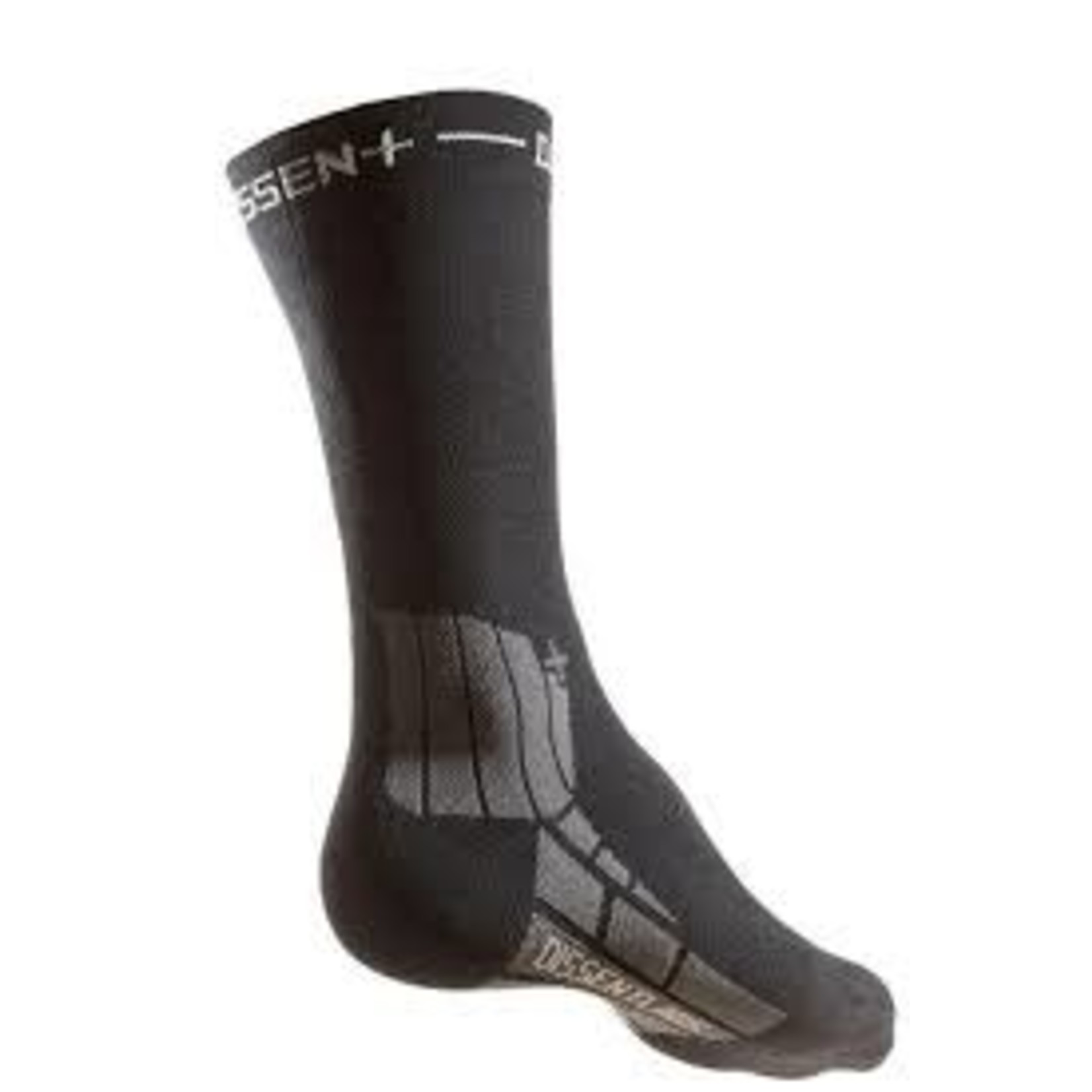 Dissent Labs, Supercrew Nano 6", Compression socks, Black, L (Men 9.5-11.5)