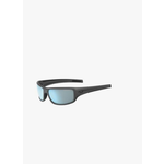 Bronx, Matte Gunmetal Single Lens Sunglasses Smoke Bright Blue Lenses